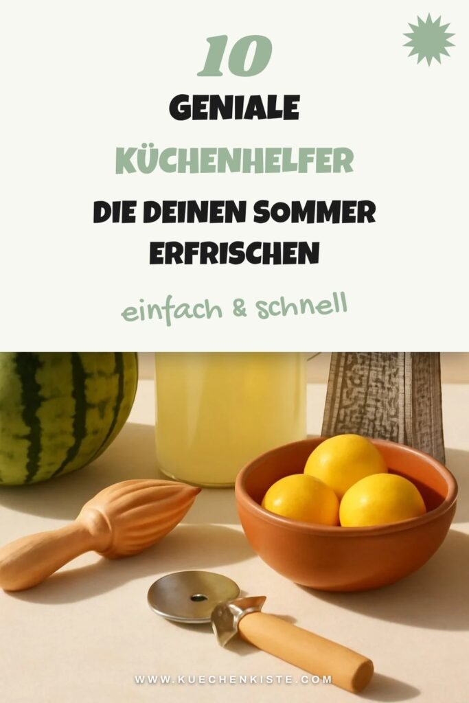 10 geniale Küchenhelfer die deinen Sommer erfrischen