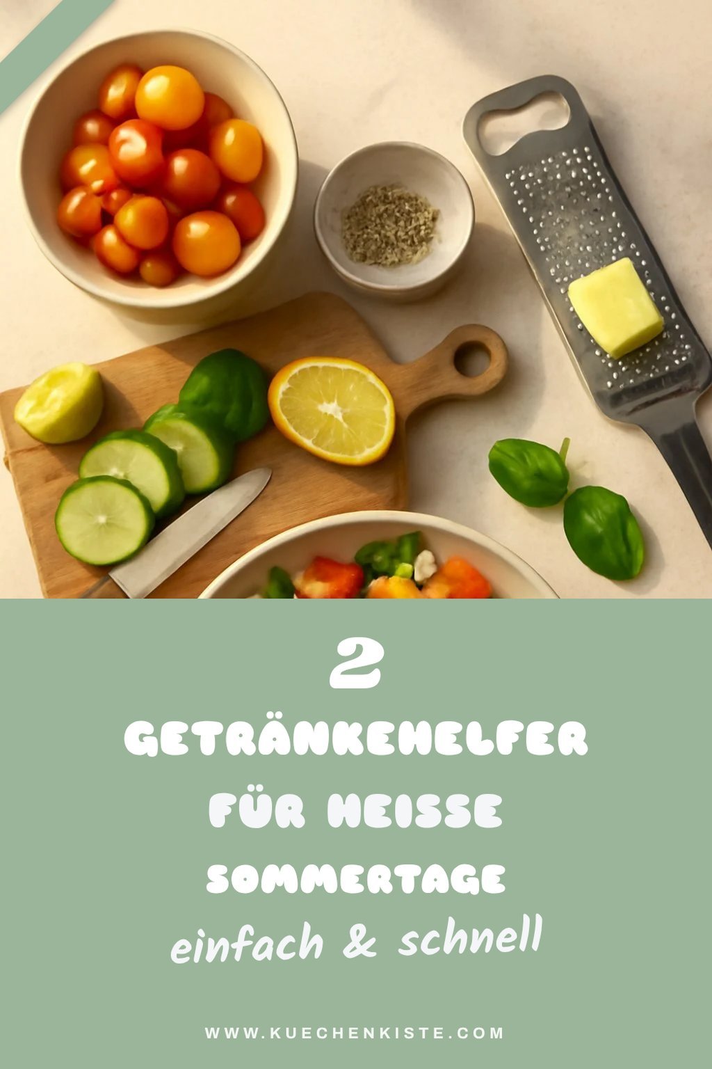 Frische Getränke für heiße Sommertage