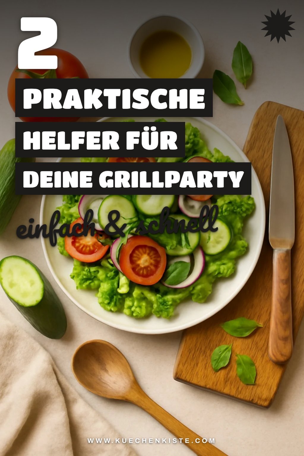 Praktische Helfer für die Grillparty