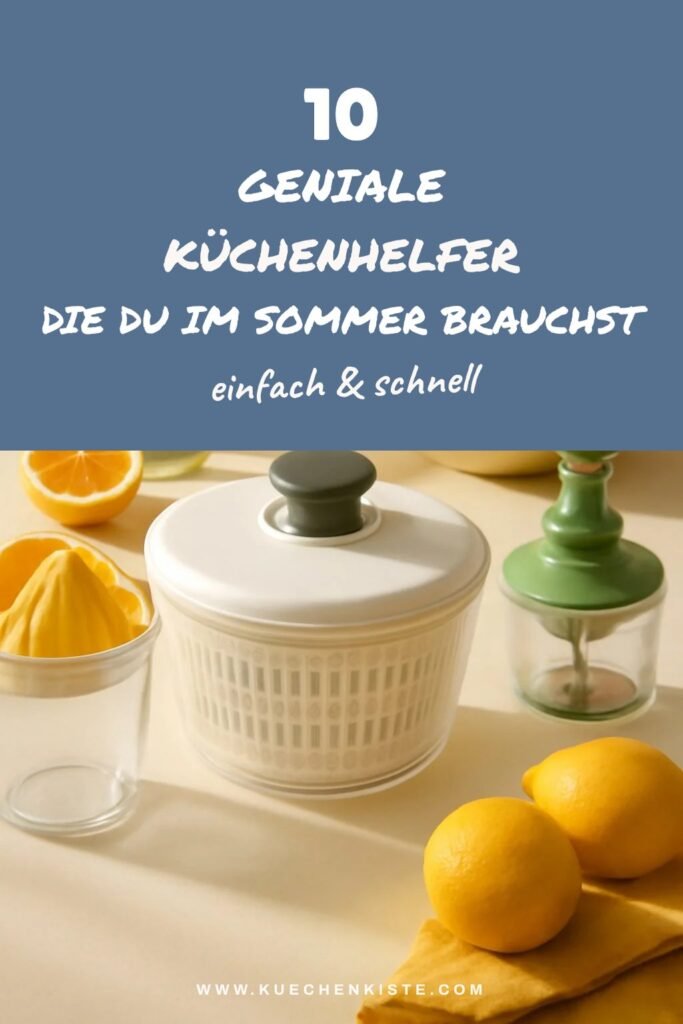 10 geniale Küchenhelfer die du im Sommer brauchst
