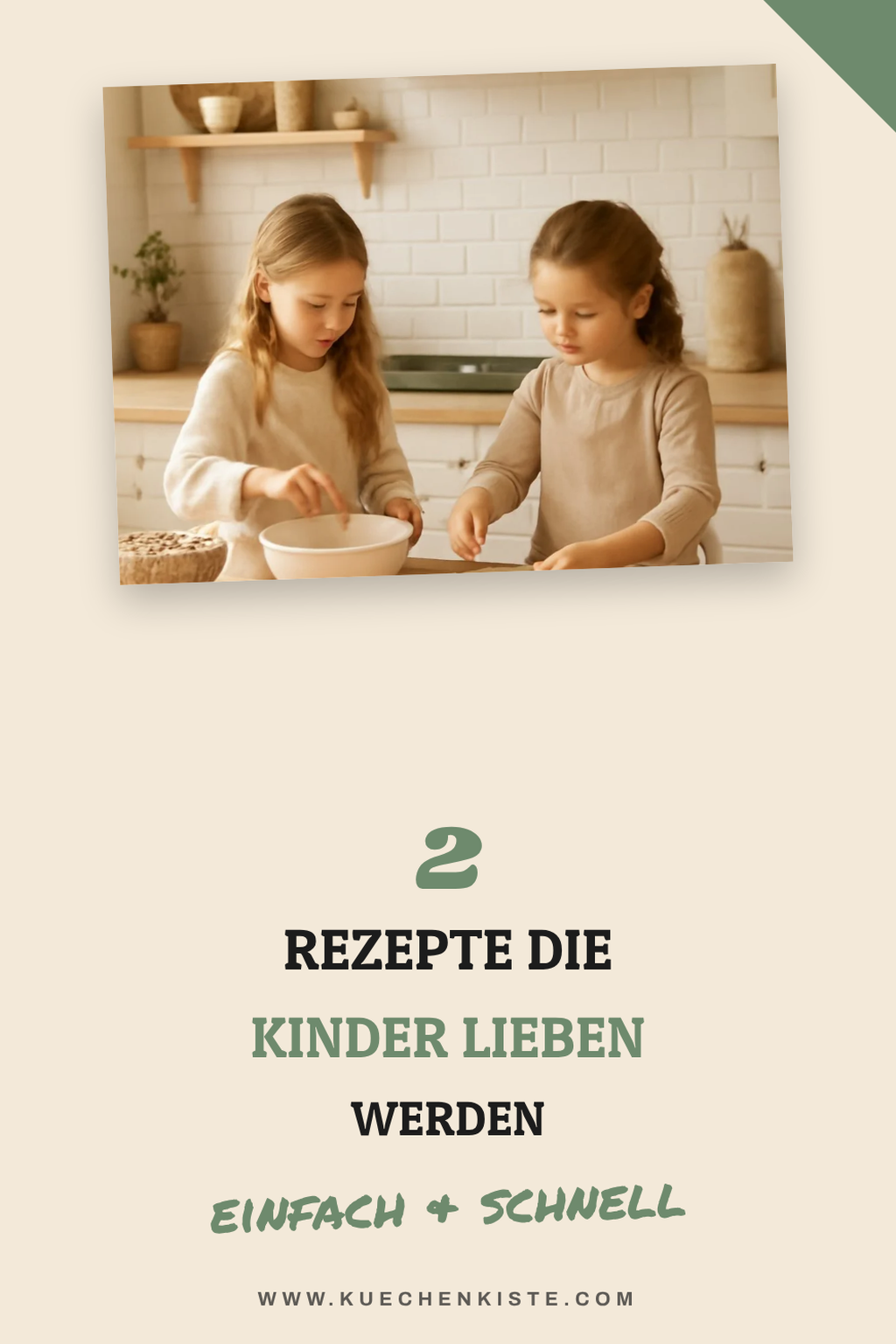 Einfache Rezepte für kleine Köche