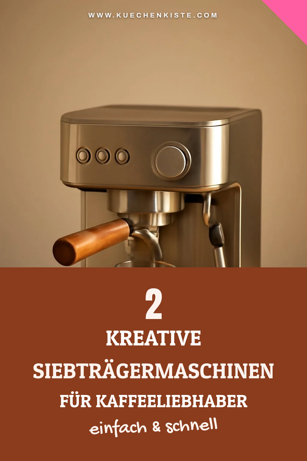 Kreative Siebträgermaschinen für Liebhaber