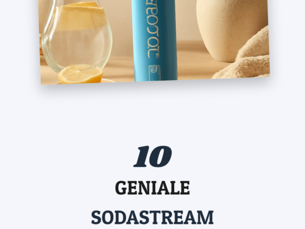 10 geniale Sodastream CO2-Zylinder, die wirklich überzeugen