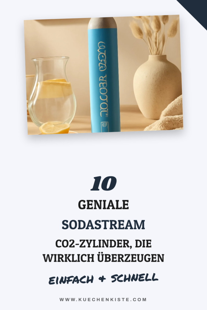 10 geniale Sodastream CO2-Zylinder, die wirklich überzeugen
