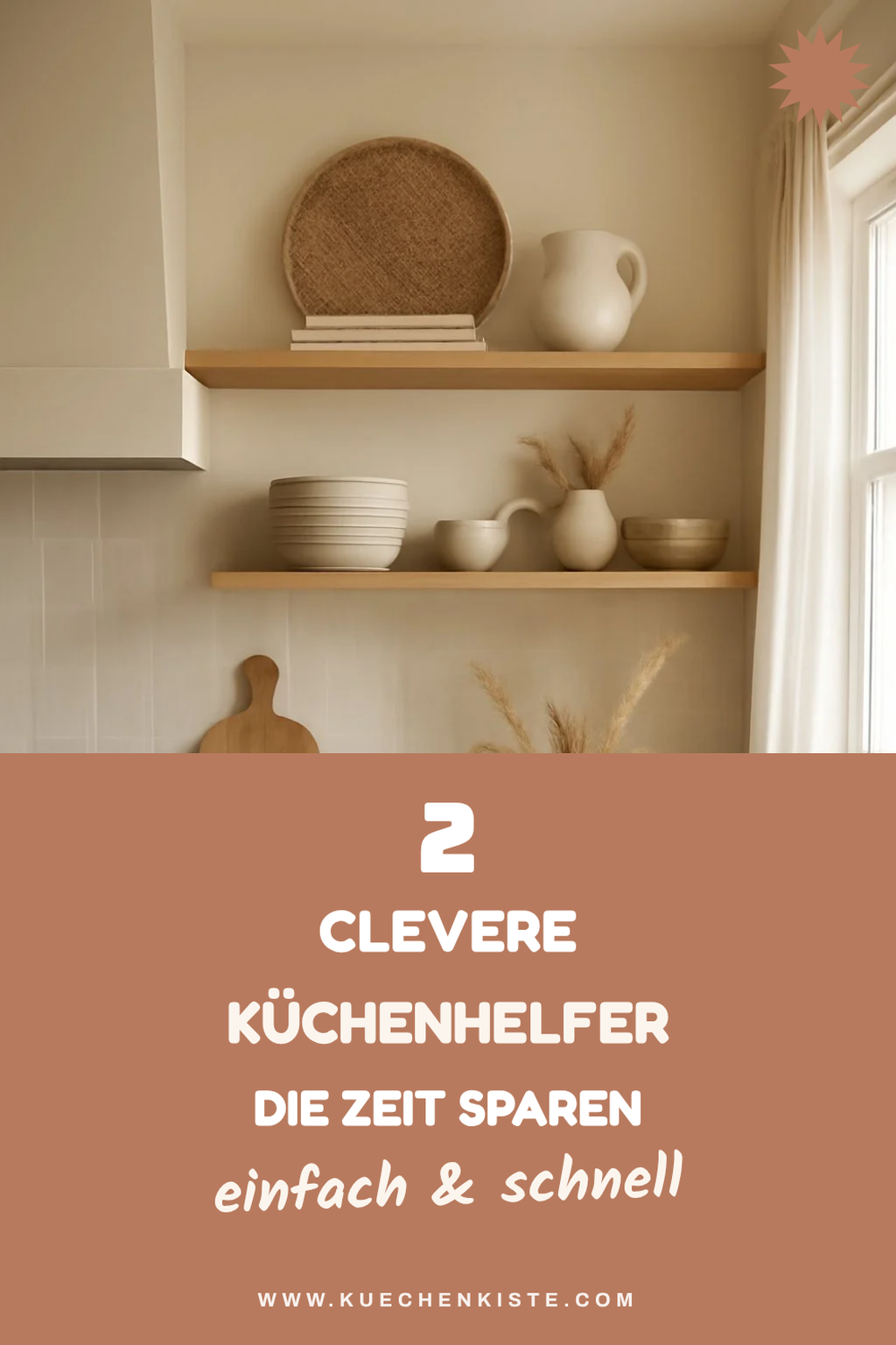Clever organisierte Küchenhelfer