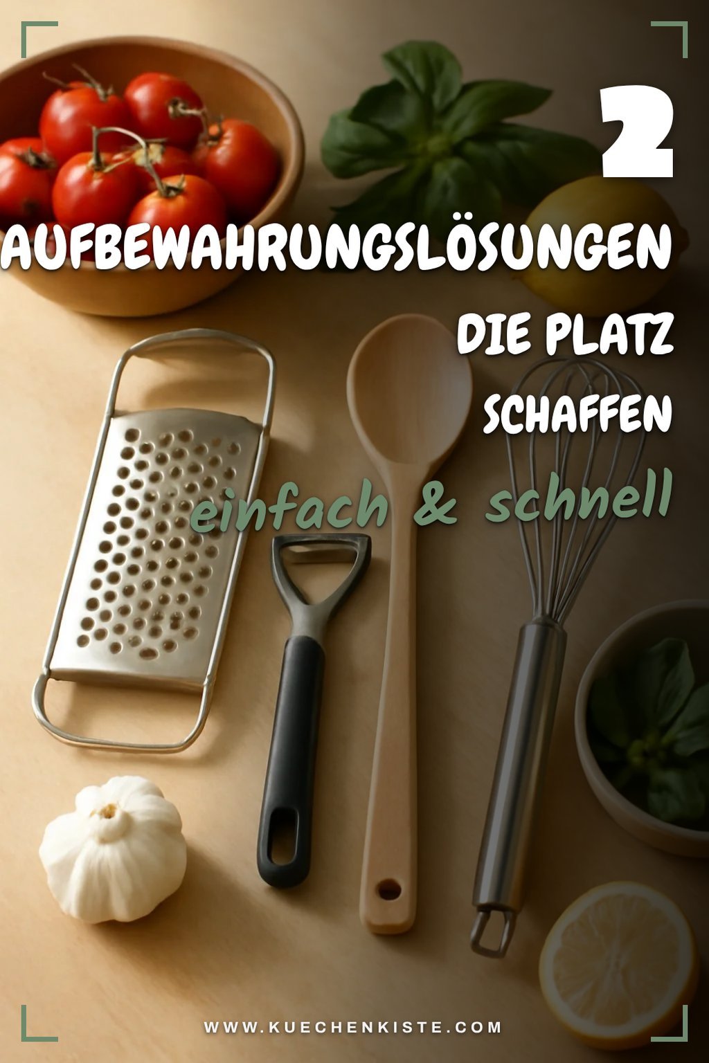 Praktische Aufbewahrungslösungen für die Küche