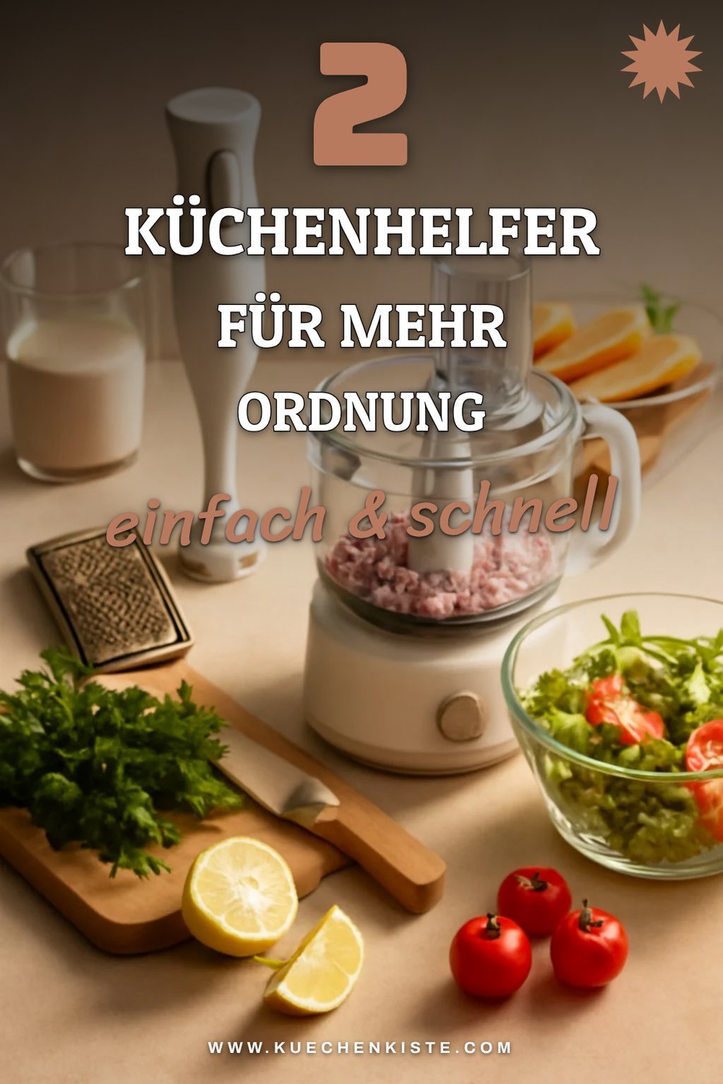 Küchenhelfer für Ordnung und Organisation