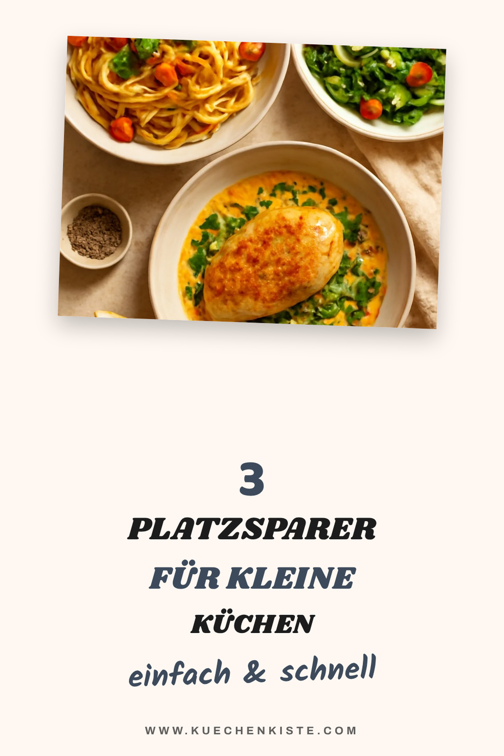 Platzsparende Lösungen für die kleine Küche