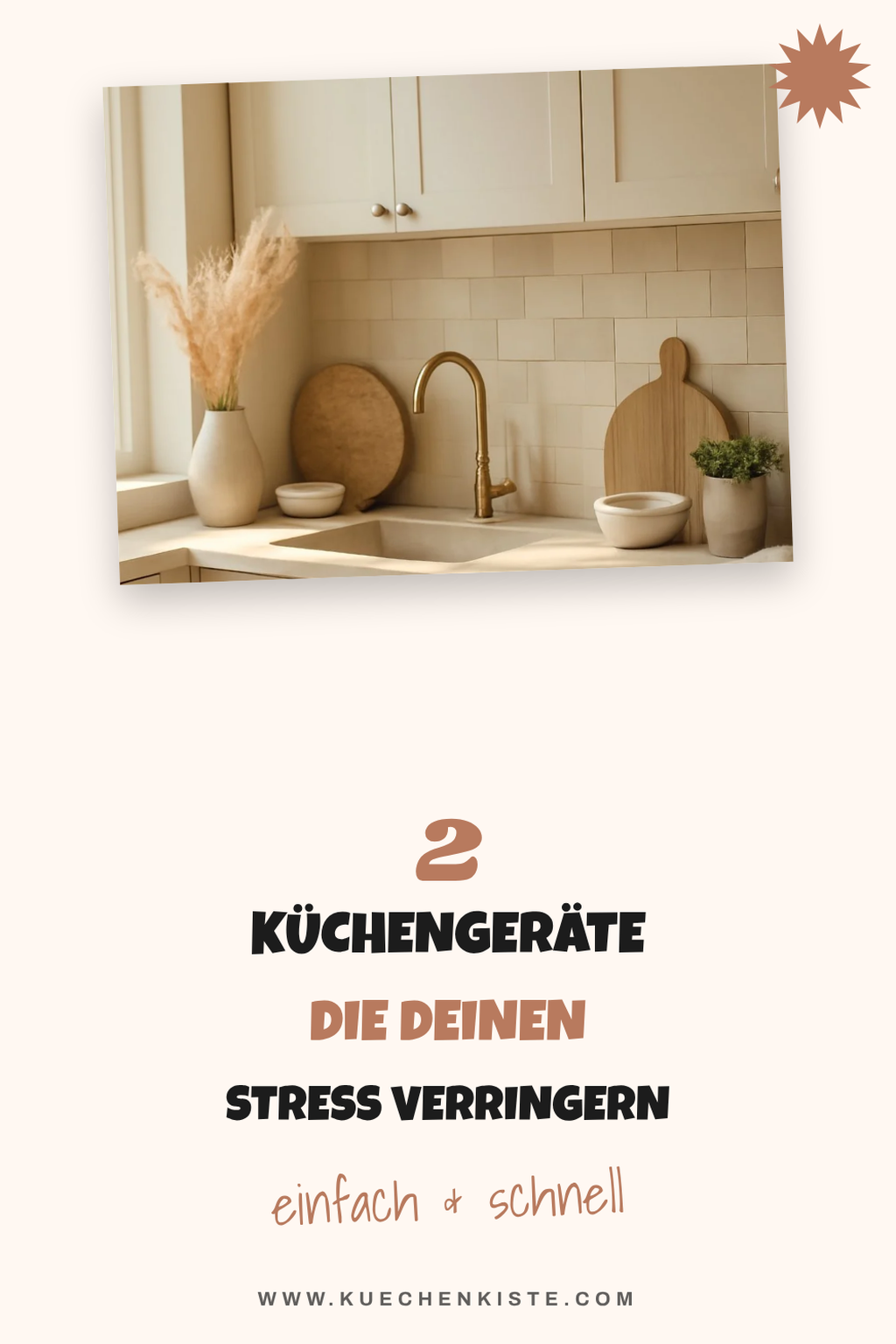 Küchengeräte, die helfen