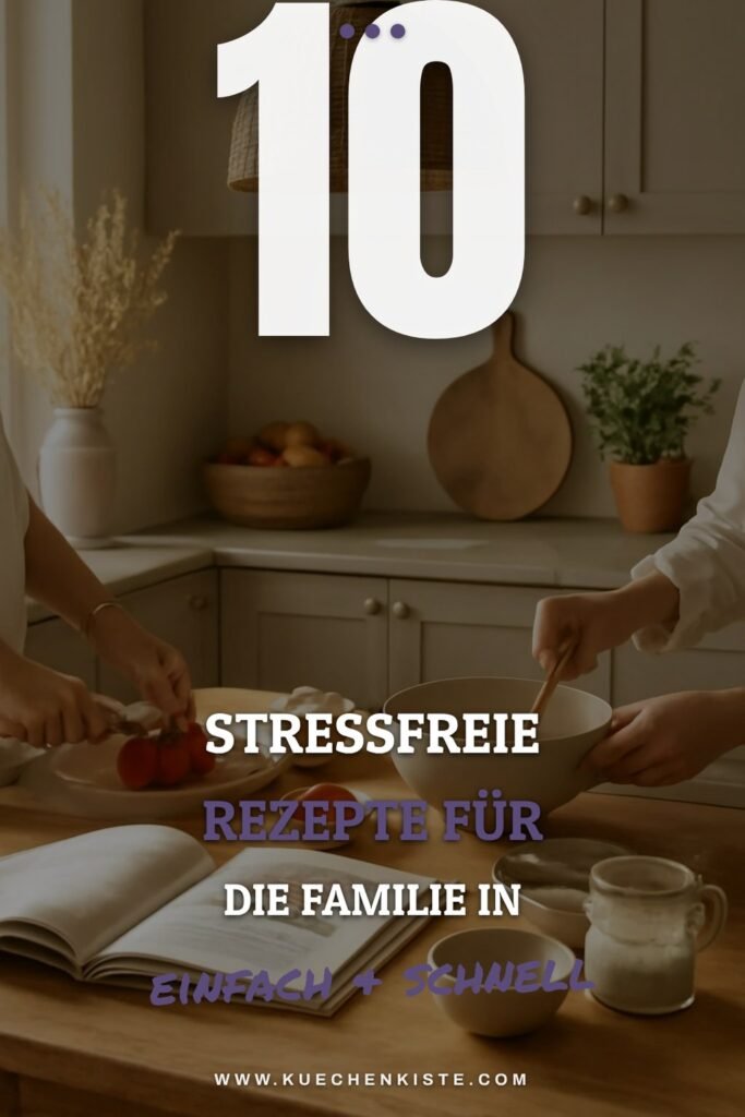 10 stressfreie Rezepte für die Familie in nur 30 Minuten