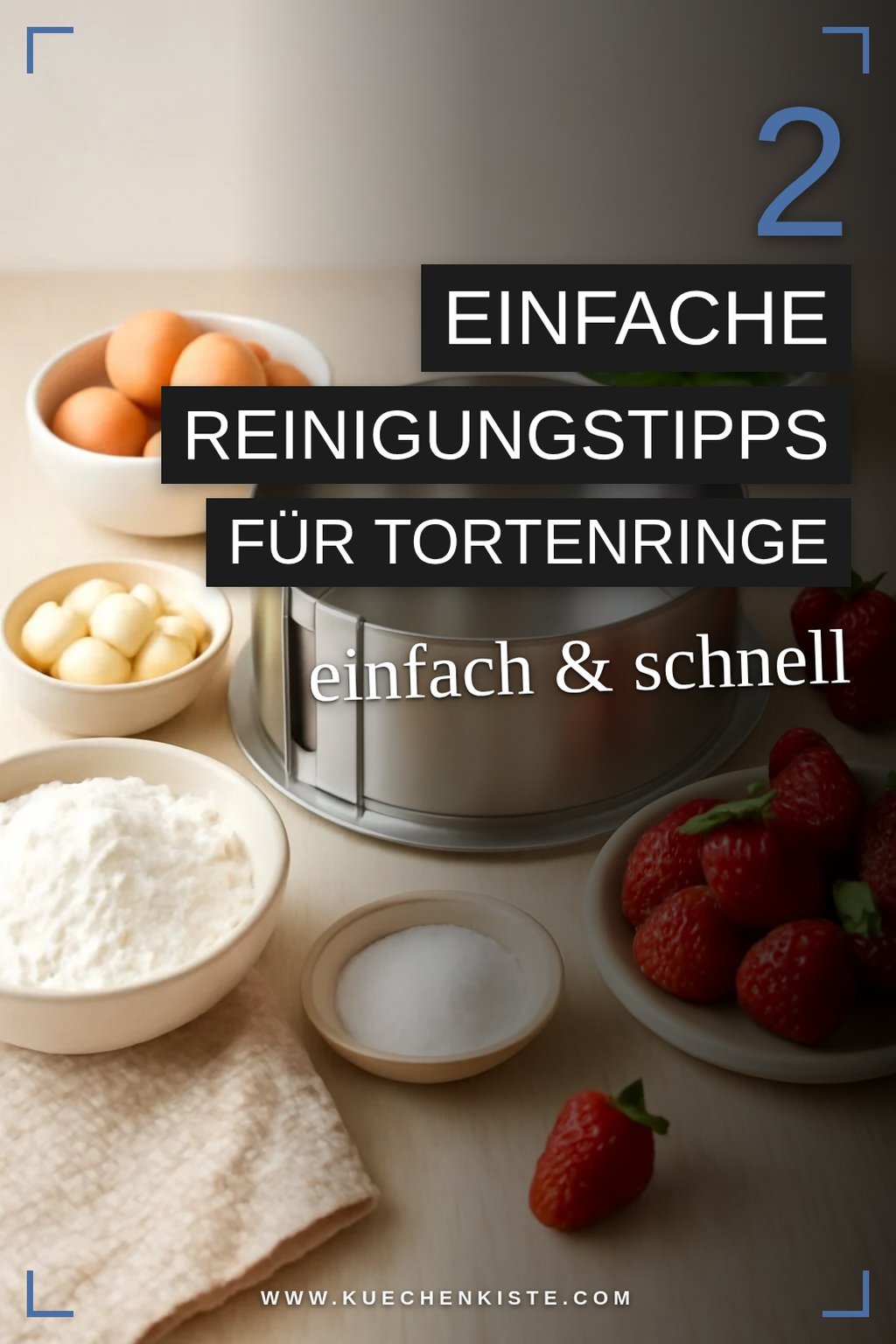 So reinigst du deinen Tortenring richtig