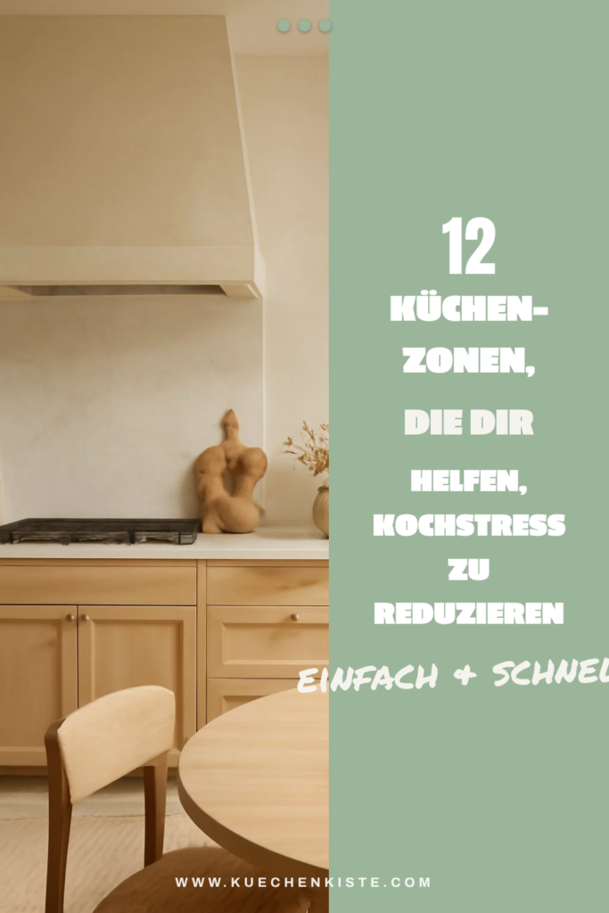 12 Küchen-Zonen, die dir helfen, Kochstress zu reduzieren