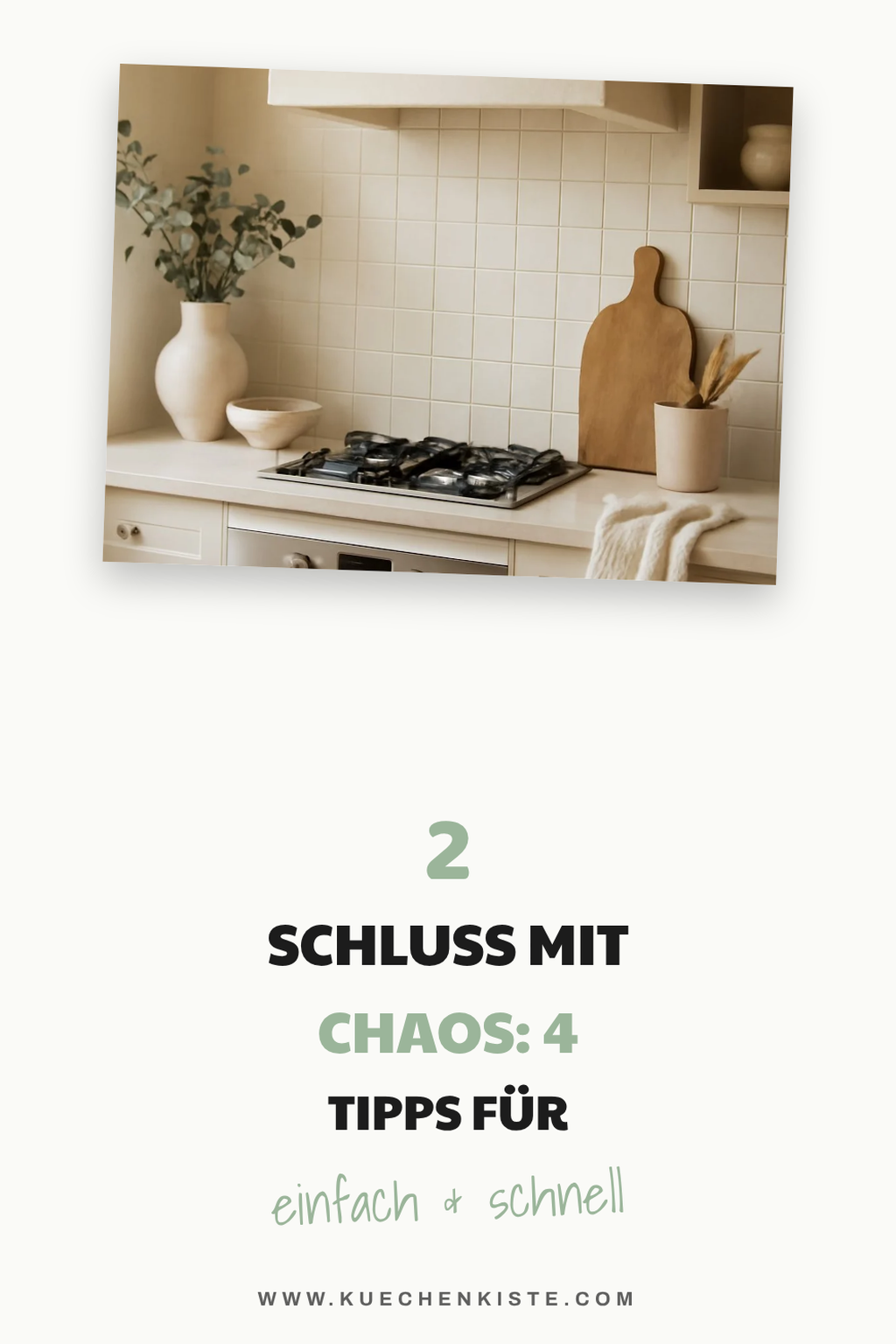 Die richtige Reinigungszone schaffen