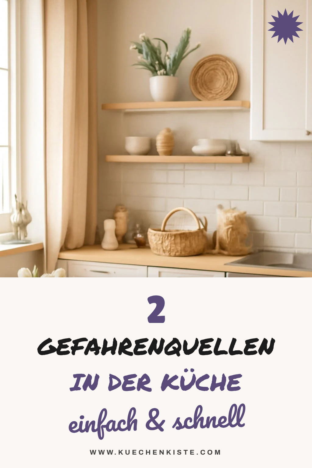 Gefahrenquellen in der Küche vermeiden