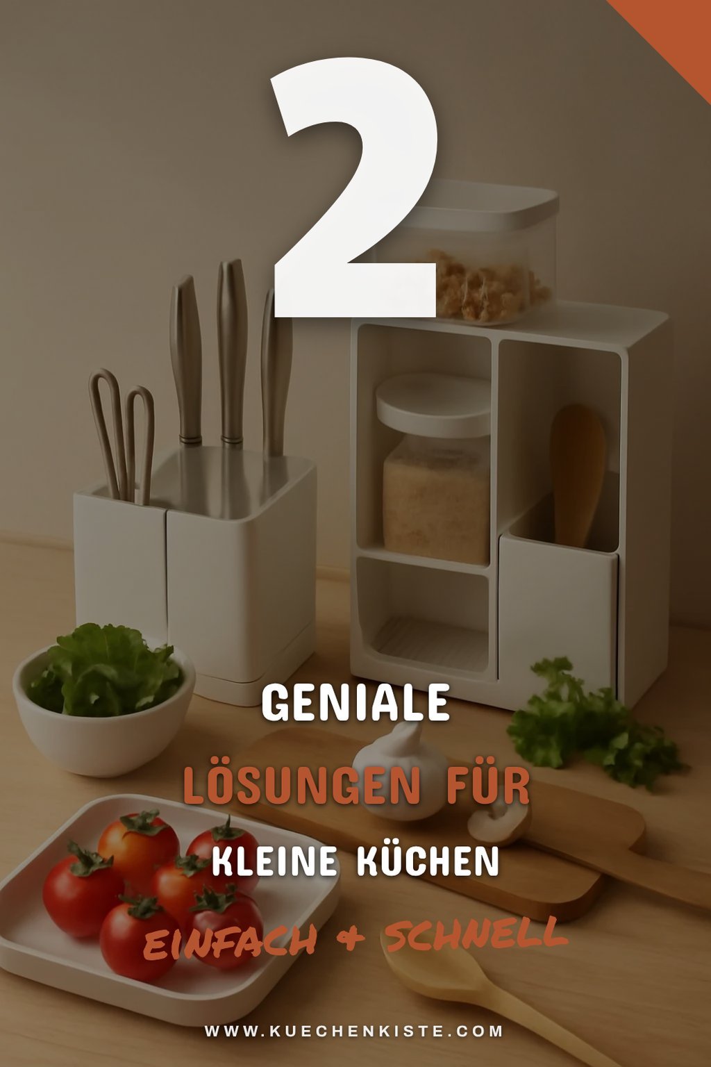Praktische Aufbewahrungslösungen für kleine Küchen