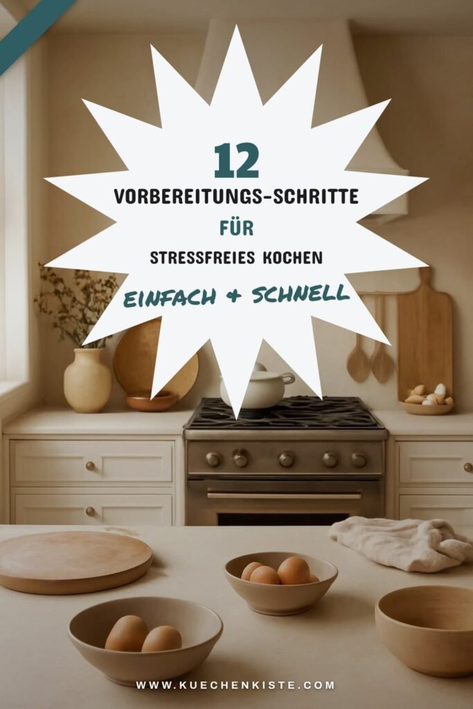 12 Vorbereitungs-Schritte für stressfreies Kochen