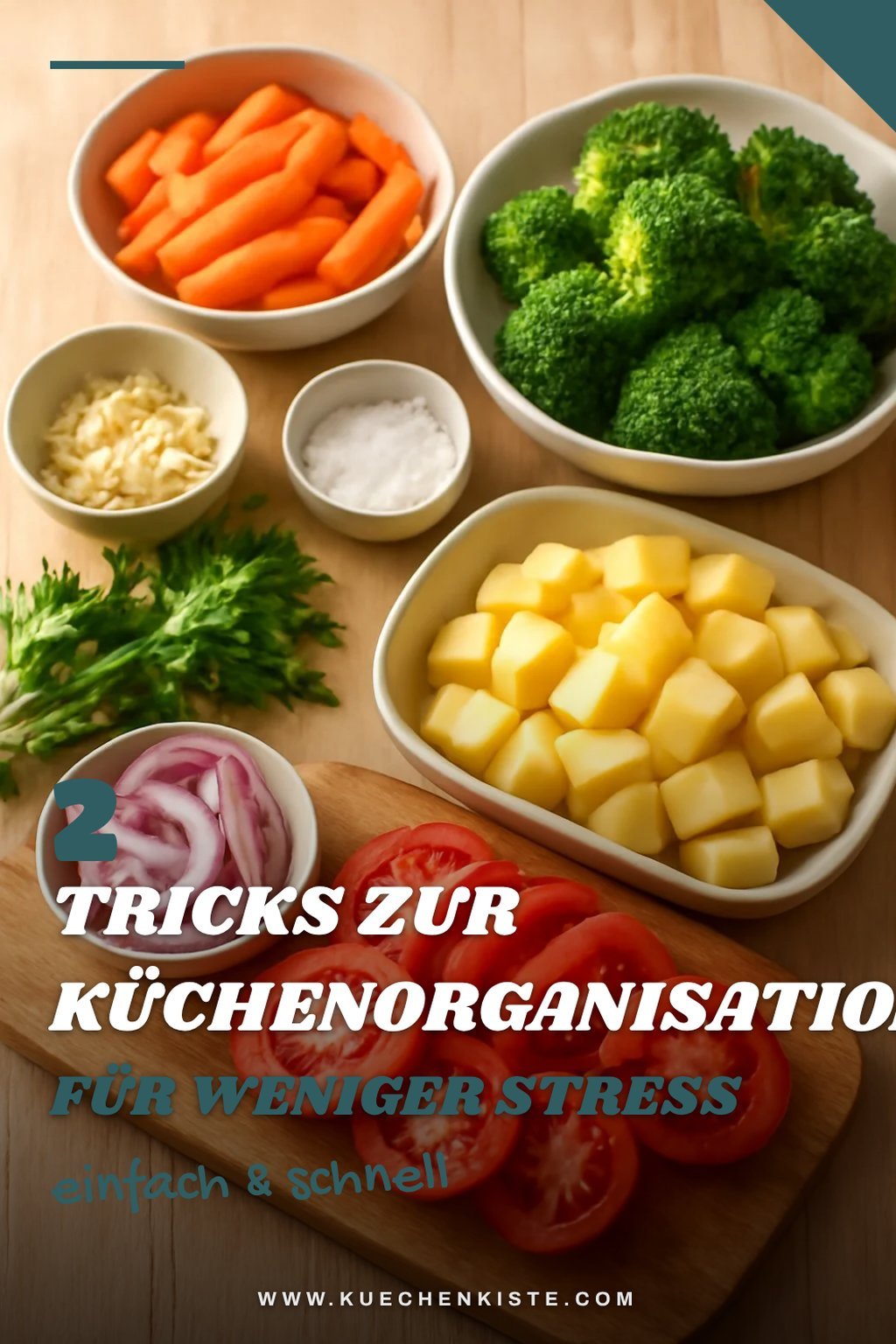 Küchenorganisation für weniger Stress