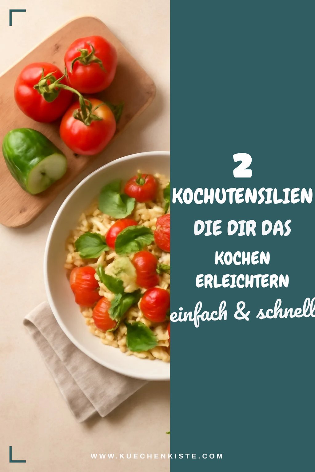 Kochutensilien, die den Prozess erleichtern