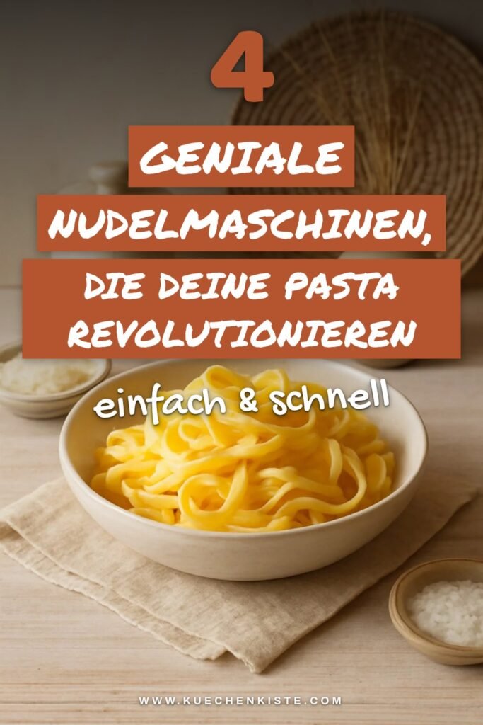 4 geniale Nudelmaschinen, die deine Pasta revolutionieren