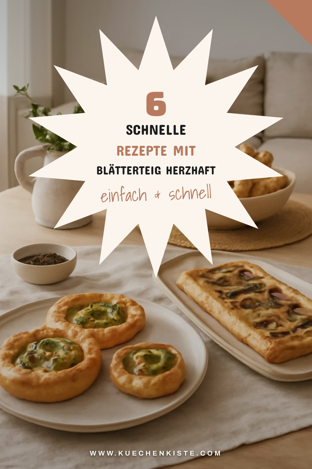 6 schnelle rezepte mit blätterteig herzhaft — schnelle rezepte blätterteig