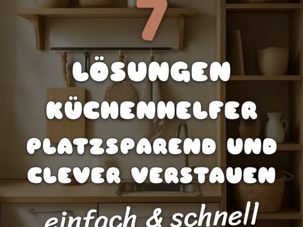 7 Lösungen Küchenhelfer platzsparend und clever verstauen