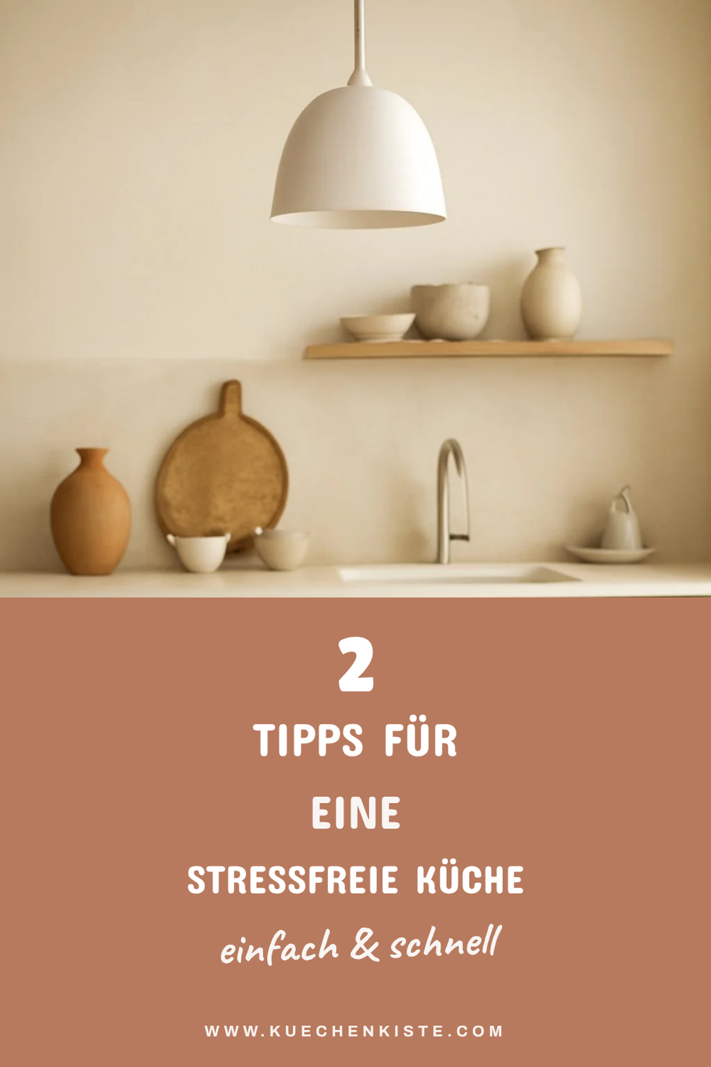 Organisierte Küche für weniger Stress