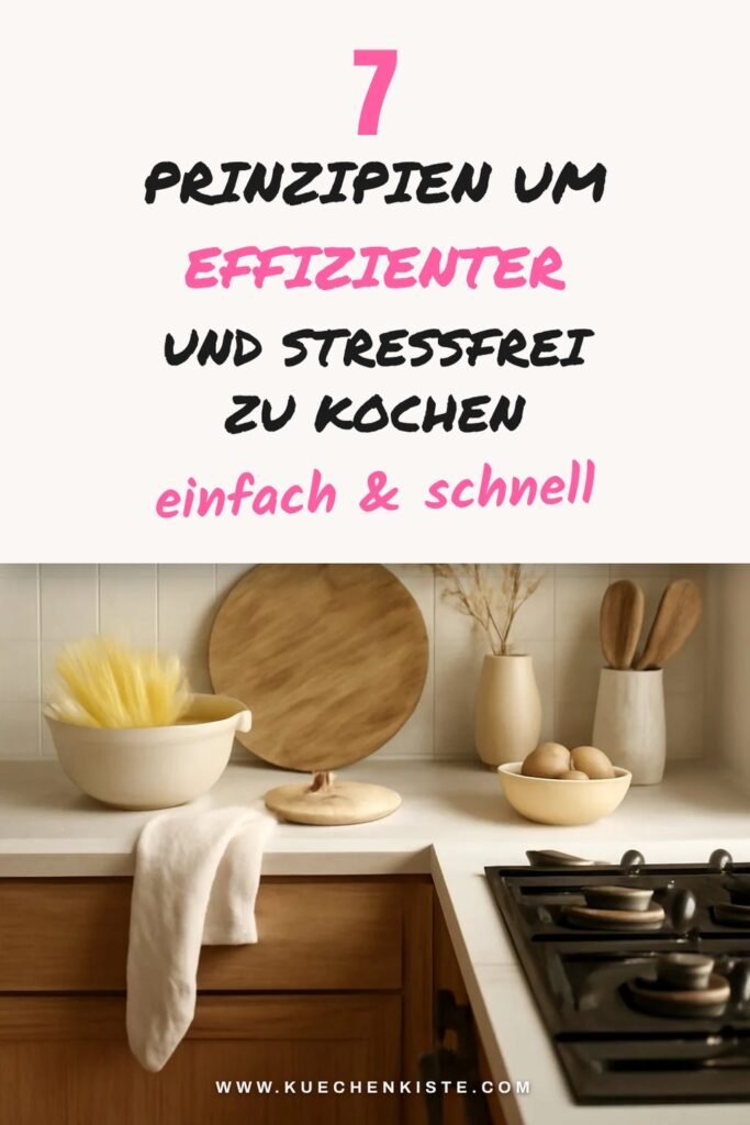 7 Prinzipien um effizienter und stressfrei zu kochen