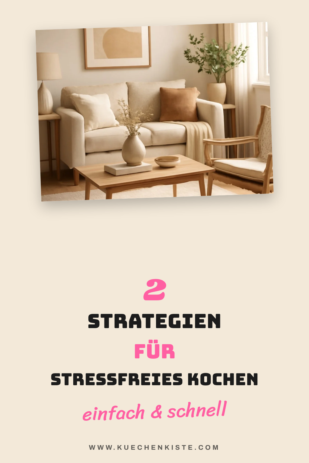 Kochstrategien für weniger Stress