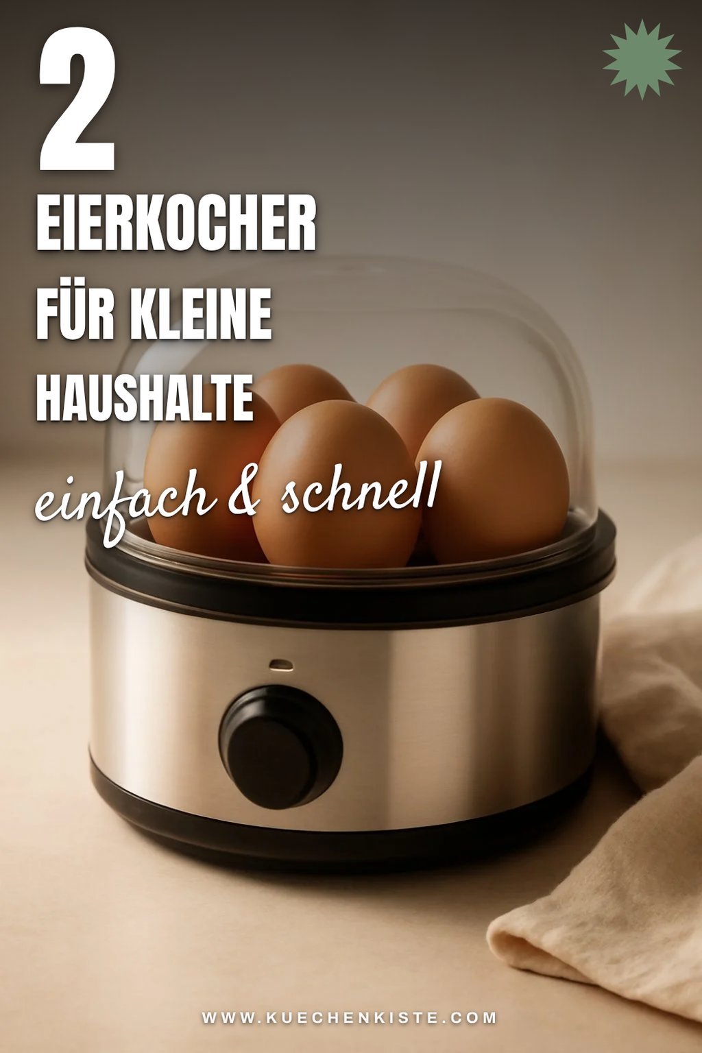 Eierkocher für den kleinen Haushalt