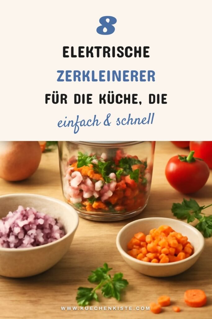 8 elektrische Zerkleinerer für die Küche, die Zeit sparen