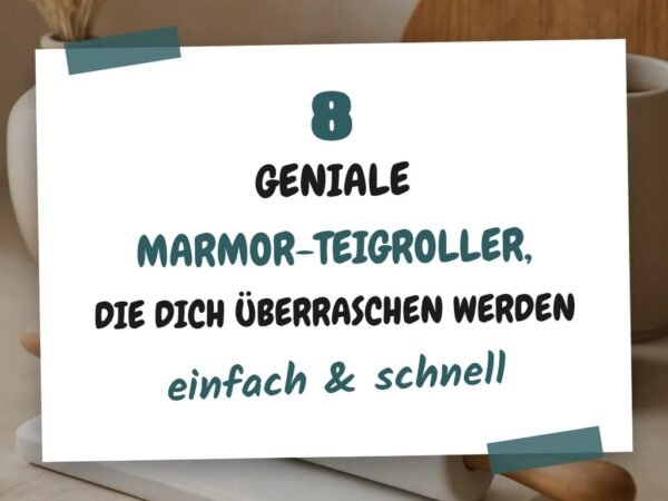 8 geniale Marmor-Teigroller, die dich überraschen werden