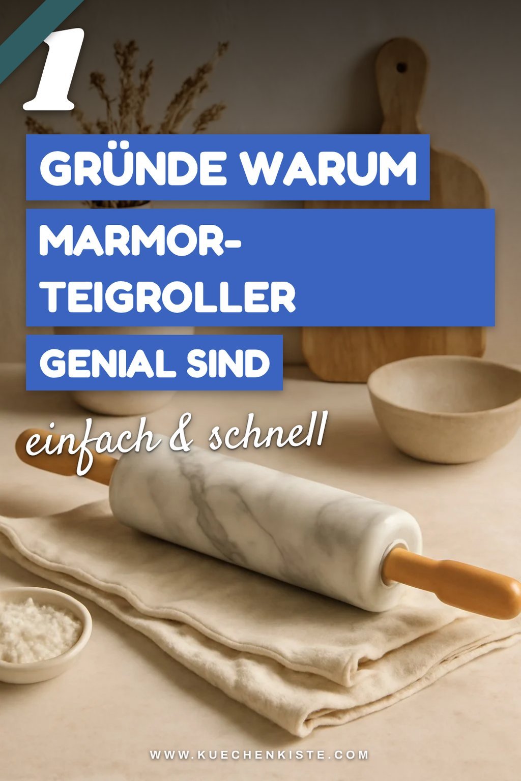 Warum ein Marmor-Teigroller dein Backerlebnis verbessert