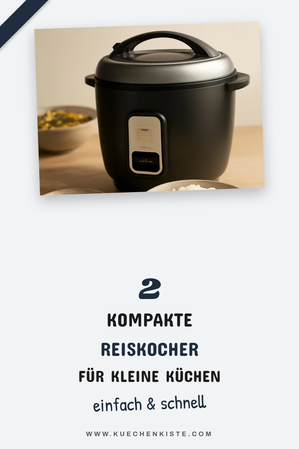 Die 4 kompaktesten Reiskocher für kleine Küchen