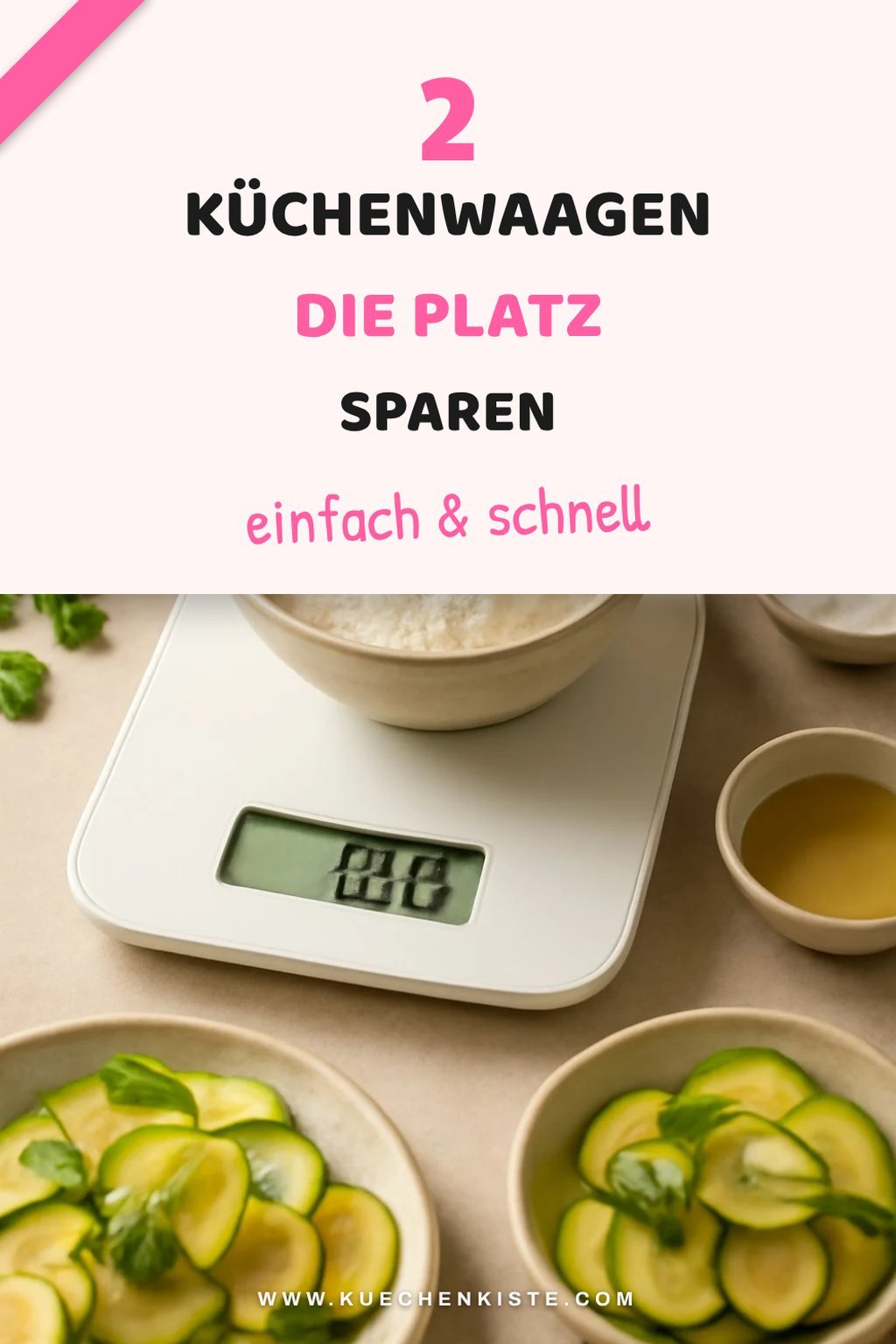 Diese Küchenwaagen sind ideal für kleine Küchen
