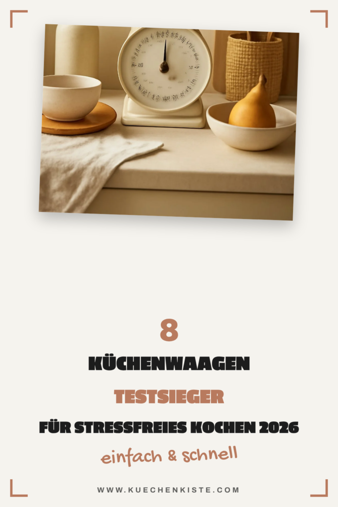 8 küchenwaagen testsieger für stressfreies Kochen 2026