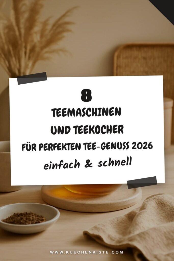 8 Teemaschinen und Teekocher für perfekten Tee-genuss 2026