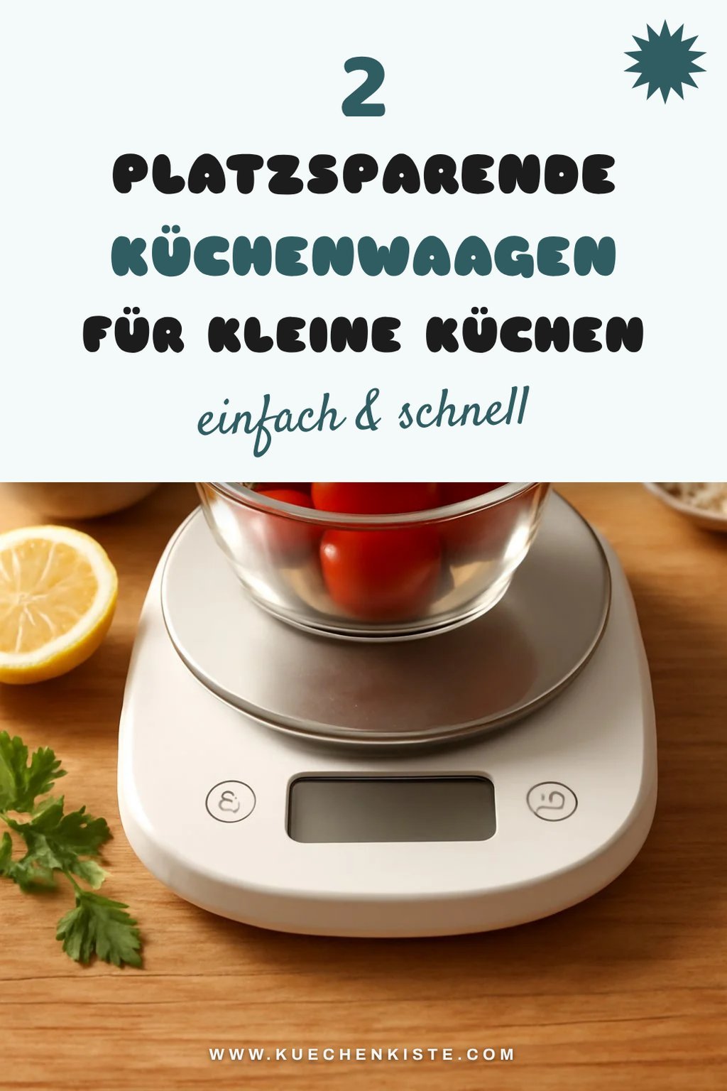 Küchenwaagen für kleine Küchen