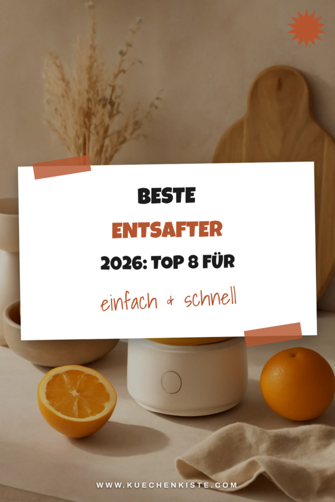 Beste Entsafter 2026: Top 8 für vitaminreiche Säfte zuhause