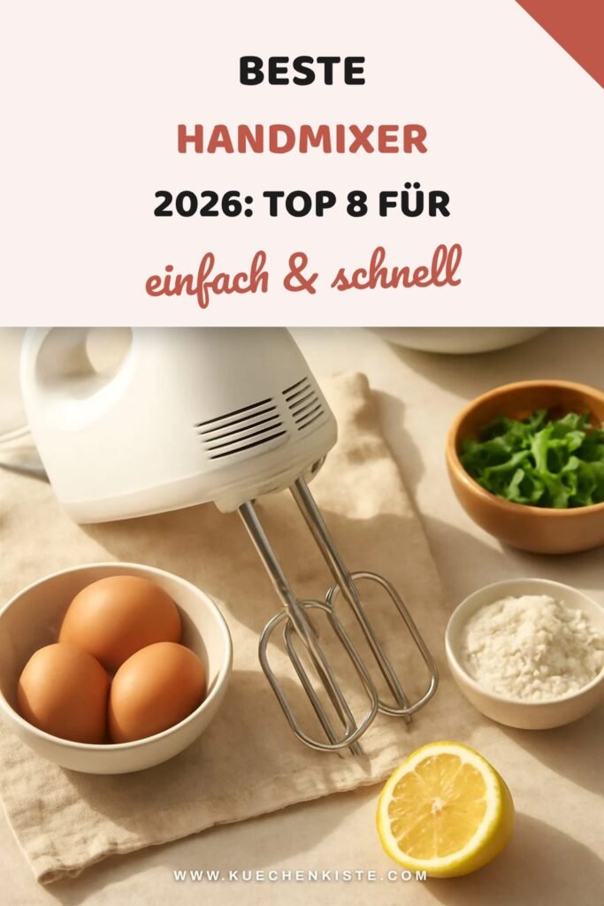 Beste Handmixer 2026: Top 8 für Rührteig + Sahne