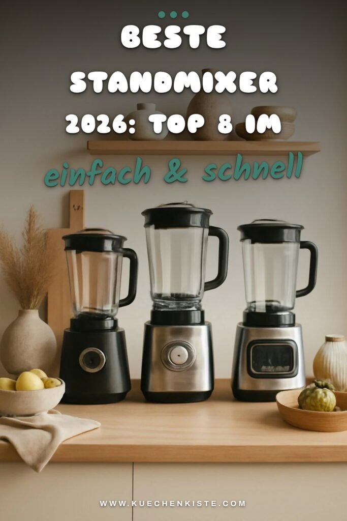 Beste Standmixer 2026: Top 8 im direkten Vergleich