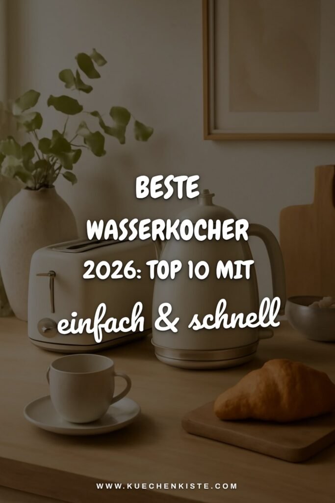 Beste Wasserkocher 2026: Top 10 mit Temperaturwahl + leise