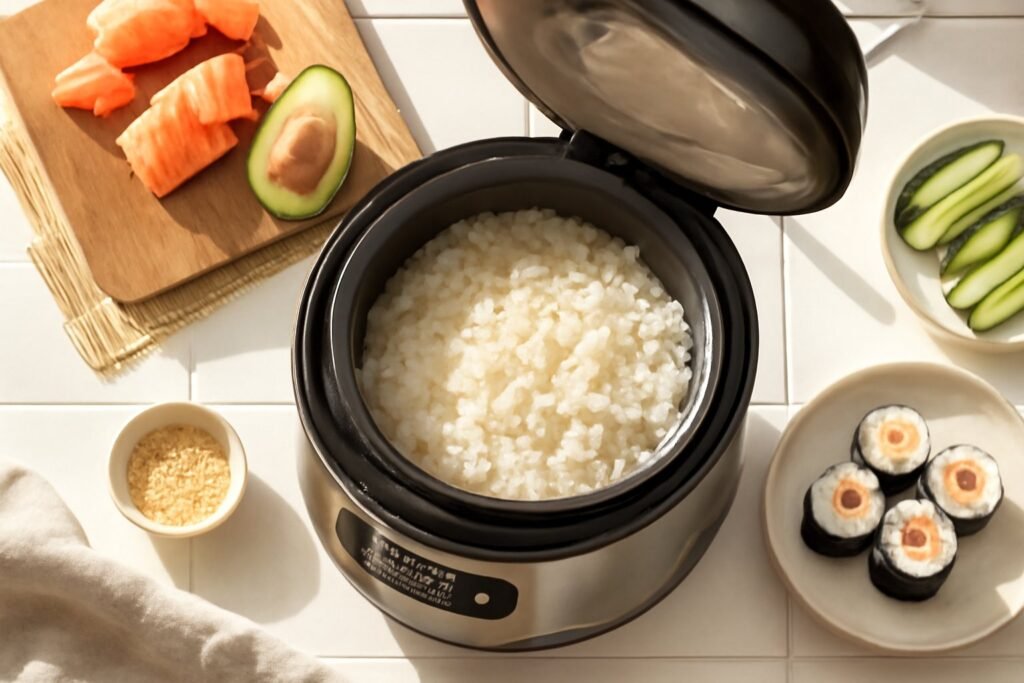 Warum alle plötzlich auf Reiskocher für Sushi-Reis setzen