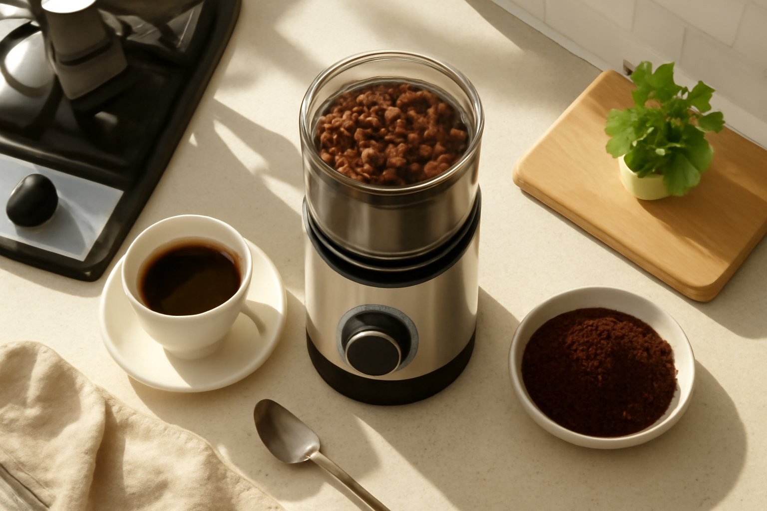 So findest du die perfekte Kaffeemühle für deinen Sommerkaffee