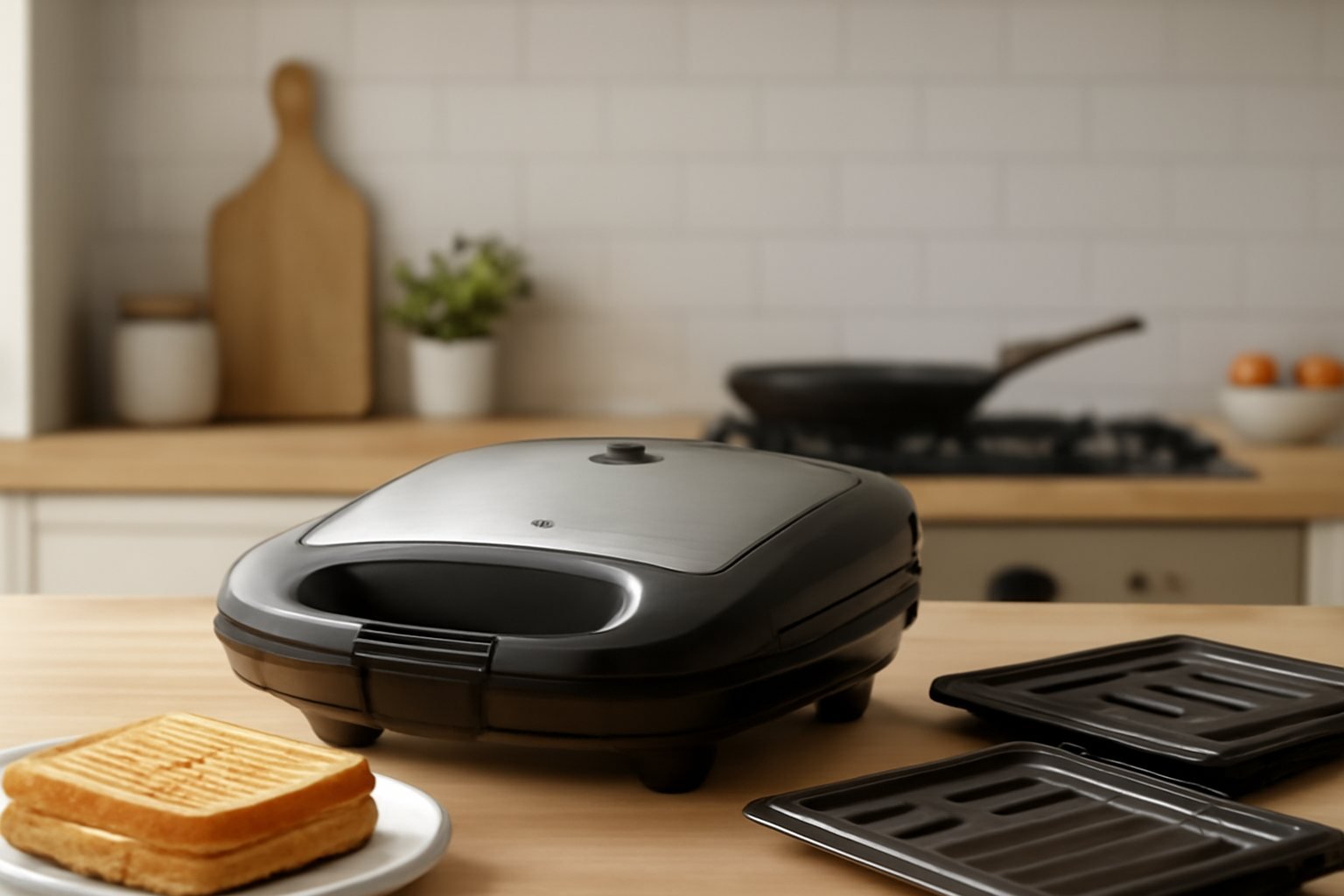 Die besten Waffeln mit einem Sandwichmaker 3 in 1 zubereiten