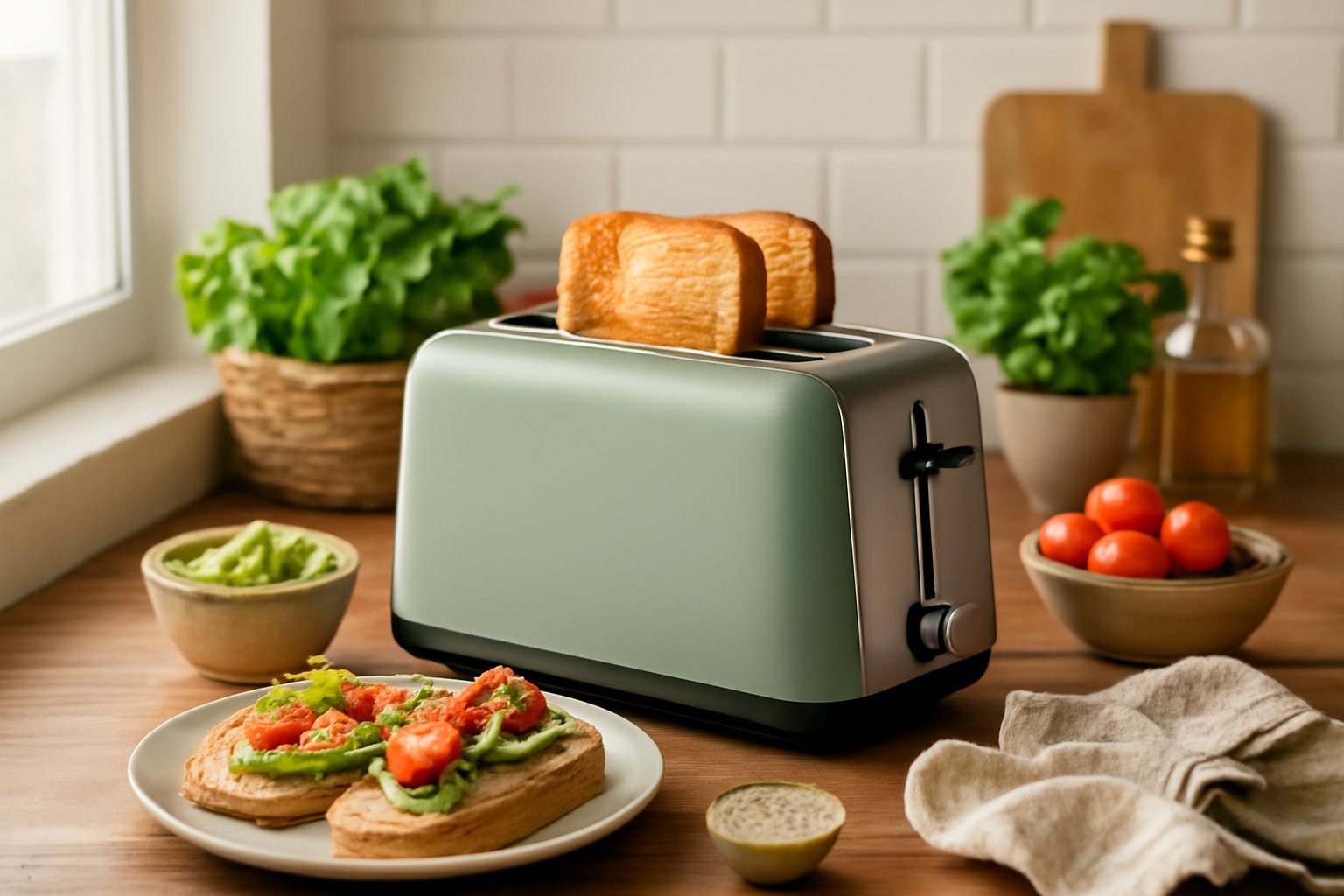 Toaster für gesundes Frühstück