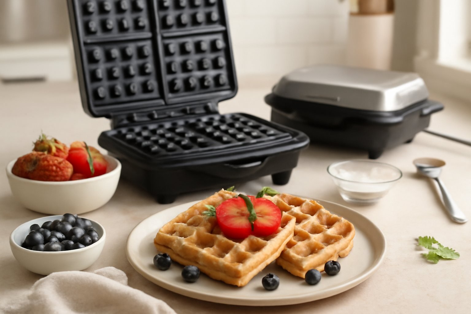 Die besten Waffeleisen für belgische Waffeln finden