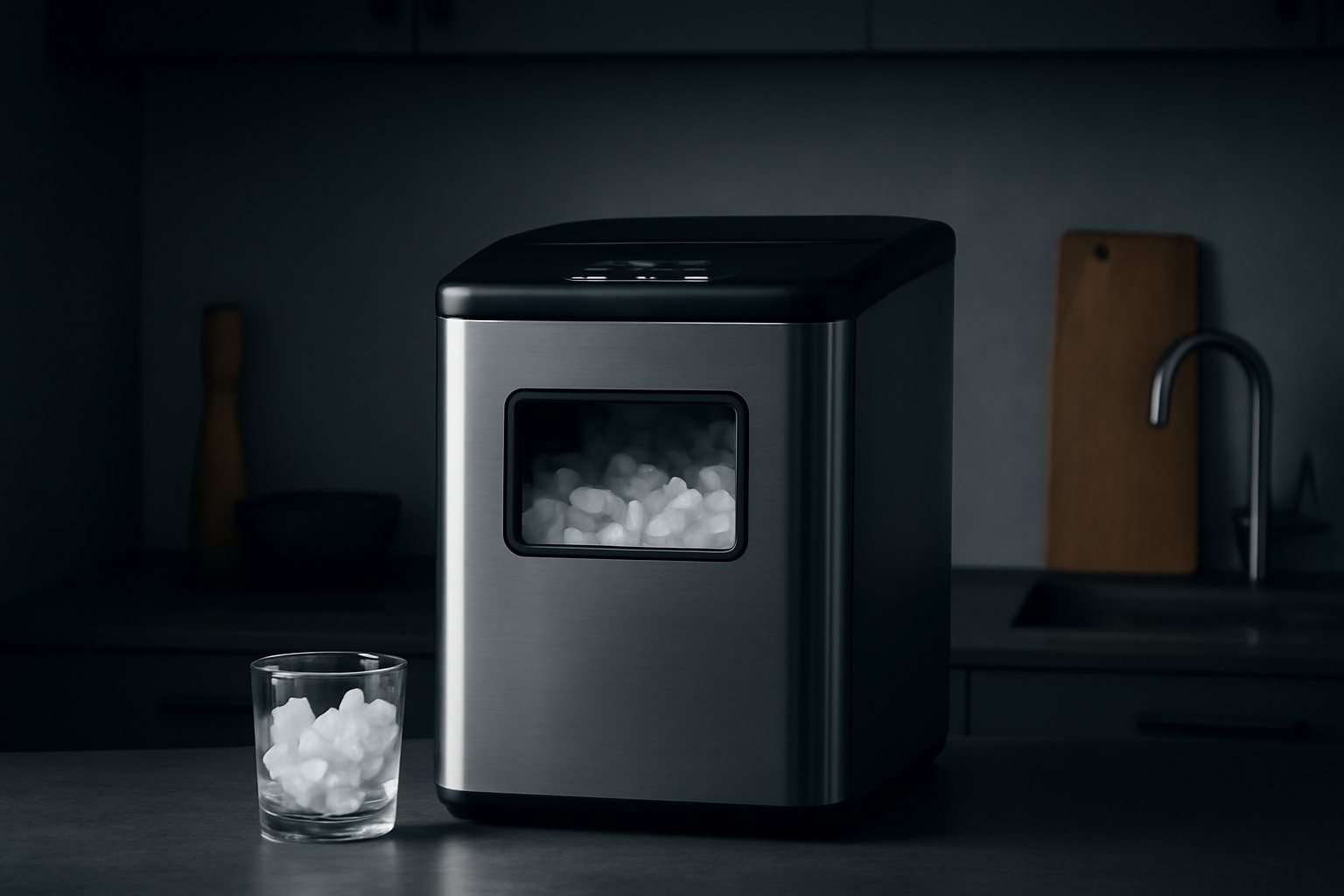Praktische Features für Eiswürfelmaschinen