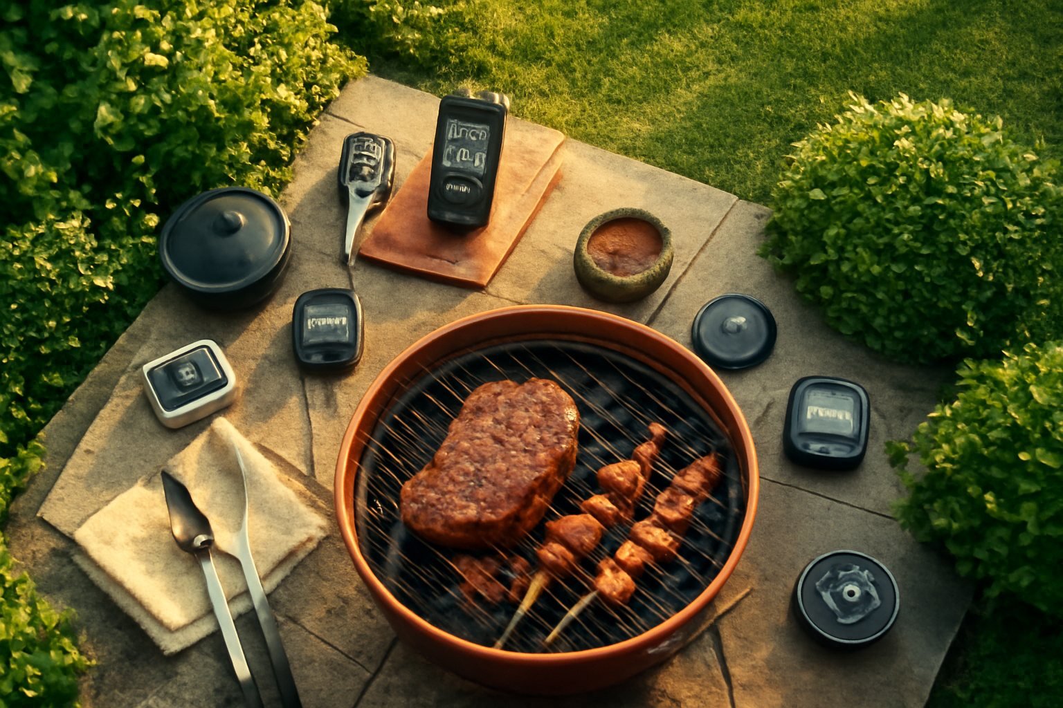 Funk-Grillthermometer für mehr Freiheit