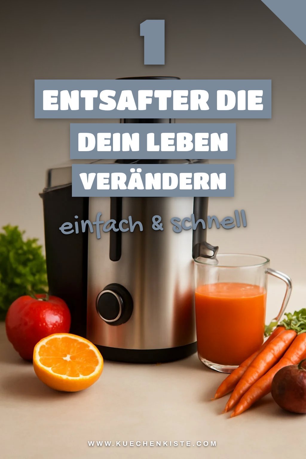 Die besten Entsafter für frische Säfte entdecken