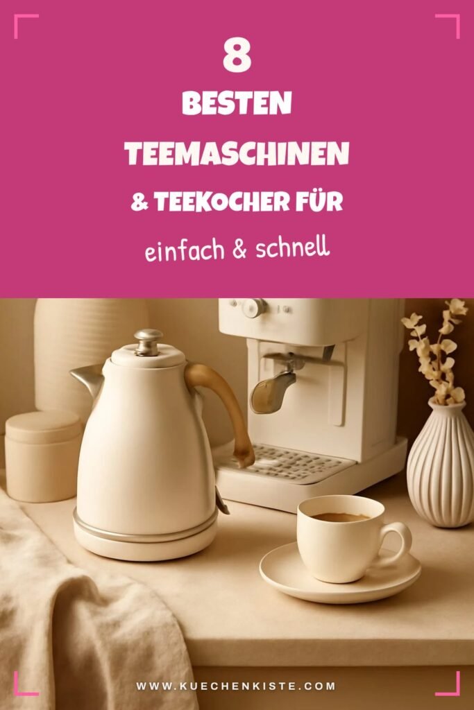 Die 8 besten Teemaschinen & Teekocher für perfekten Tee